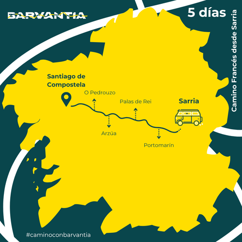 Camino De Santiago Francés en 5 días (desde Sarria)